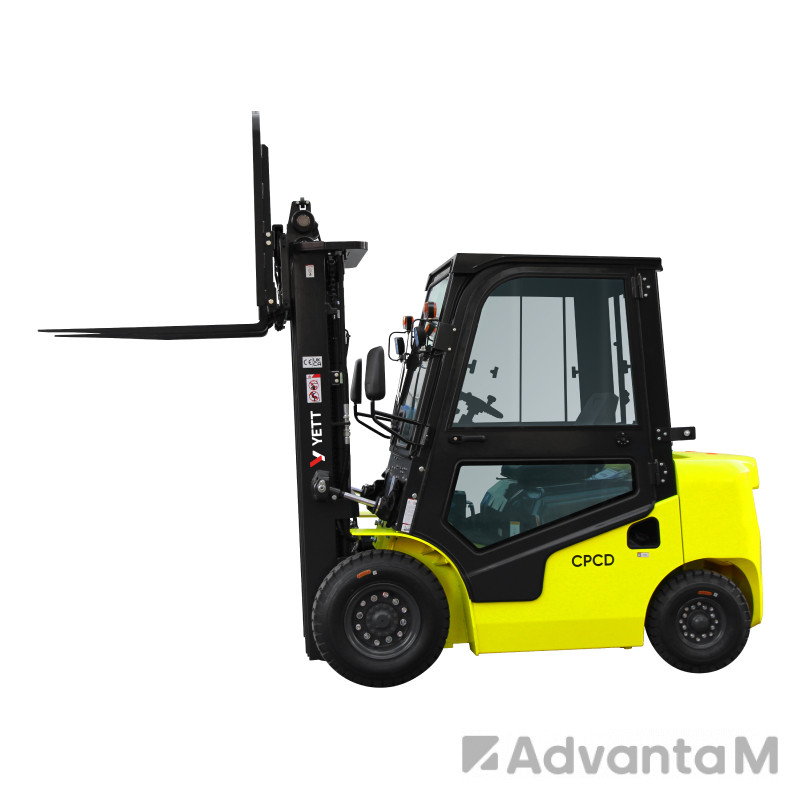 Дизельный погрузчик с кабиной YETT CPCD15-XCK2-M350-3W-K - 1