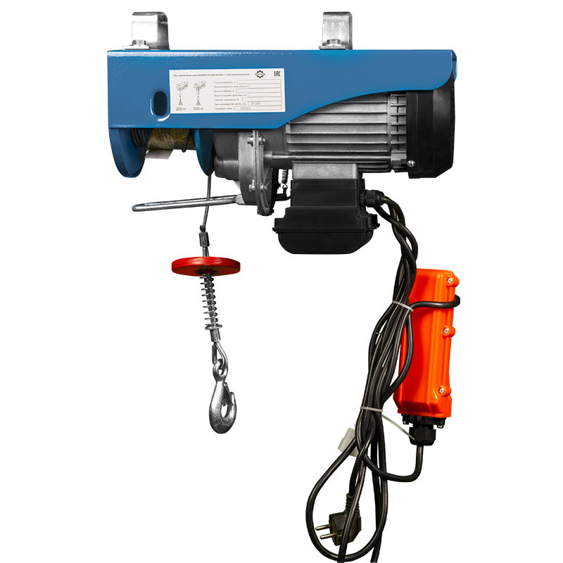 1 - Мини электрическая таль комбинированная 125/250кг, 12/6м GEARSEN PA 220В