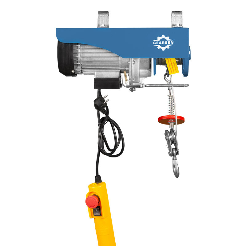 1 - Мини электрическая таль стационарная 125/250кг, 12/6м GEARSEN PA 220В