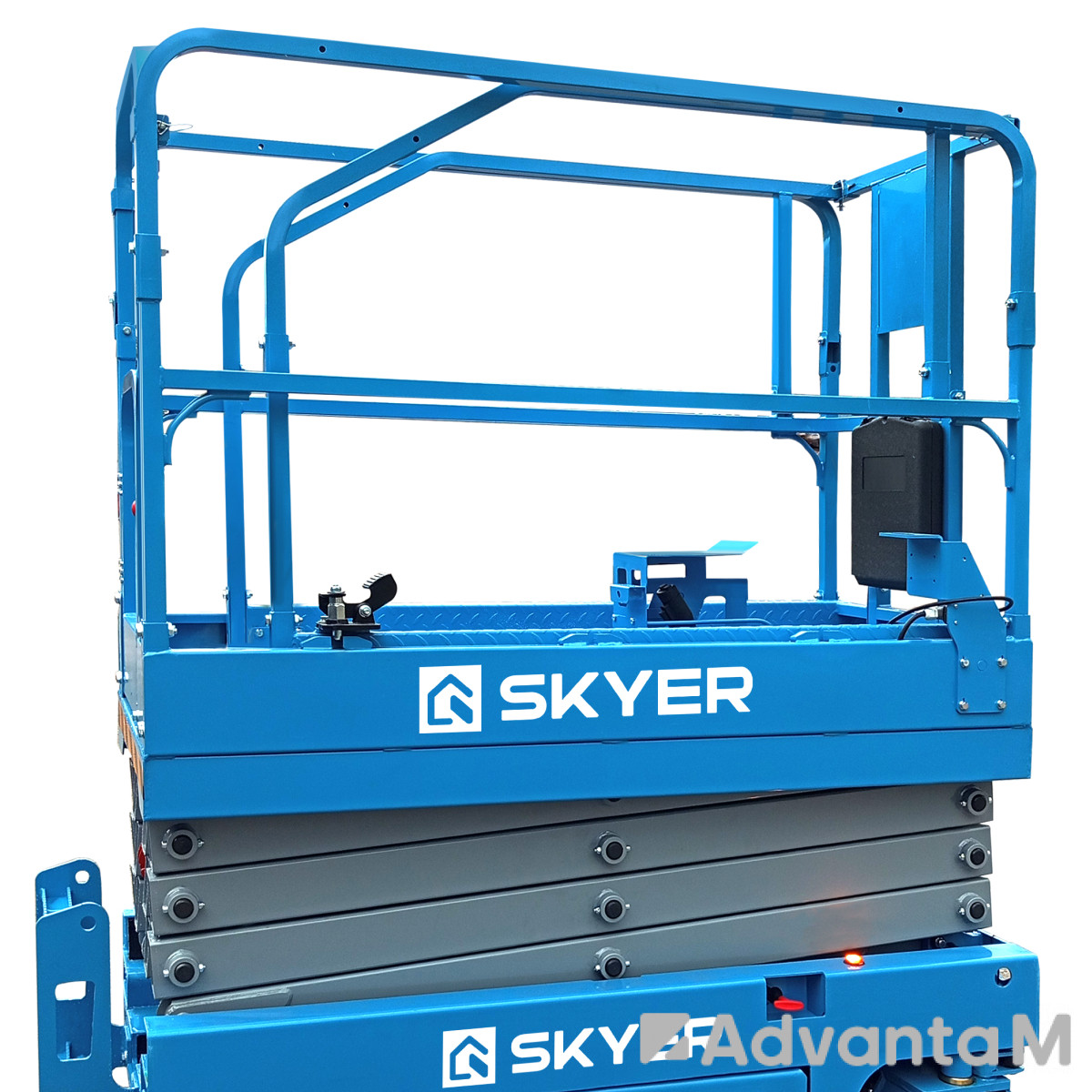 Самоходный ножничный подъемник с выдвижной платформой SKYER PL1232 Li M - 3
